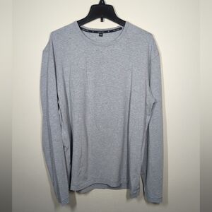 Public Rec Mens Go-To Long Sleeve T-Shirt Size 2XL Heather Silver Spoon Gray